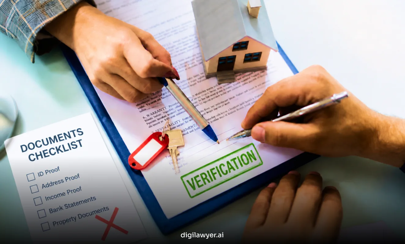 How to Verify Land in Nigeria Before You Pay: The Complete Step-by-Step Guide (2026) 2 Buyer verifying land documents and survey plan before purchasing land in Nigeria